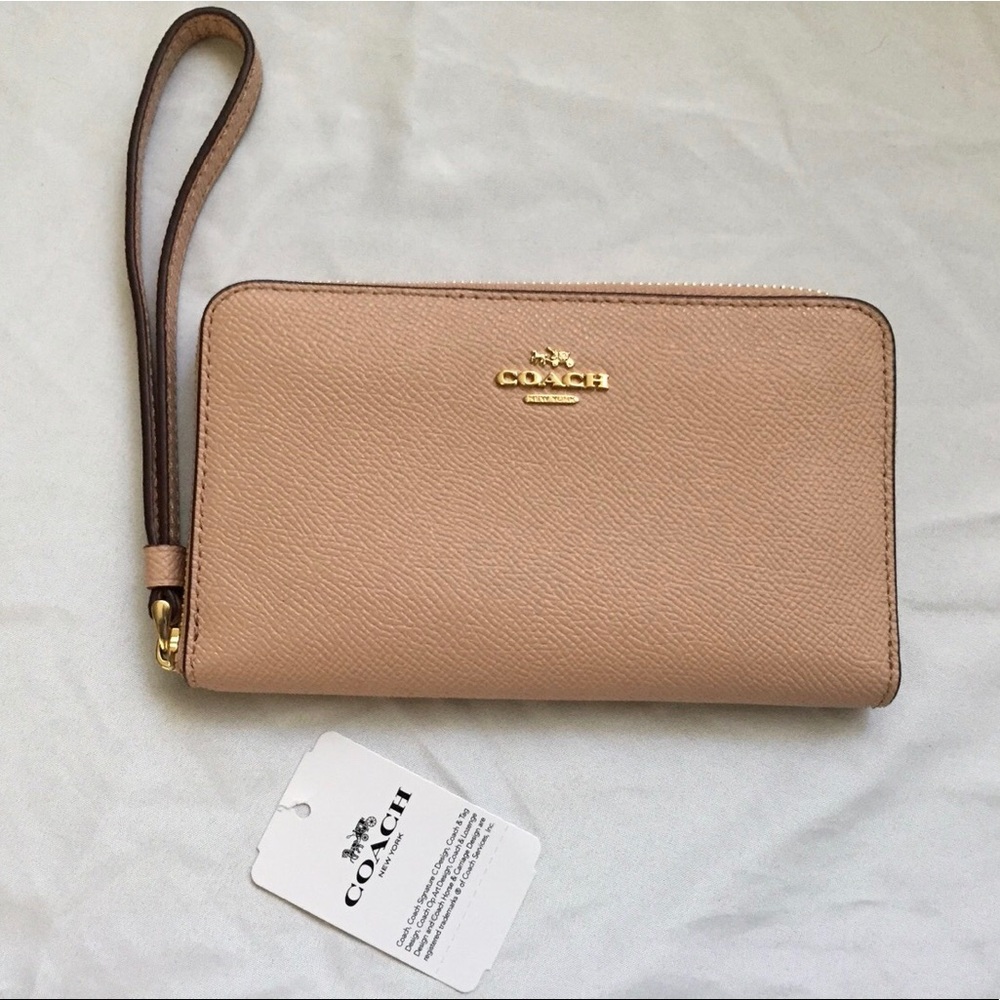 New with tag Coach Iphone /Phone holder wristlet - Picture 1 of 8
